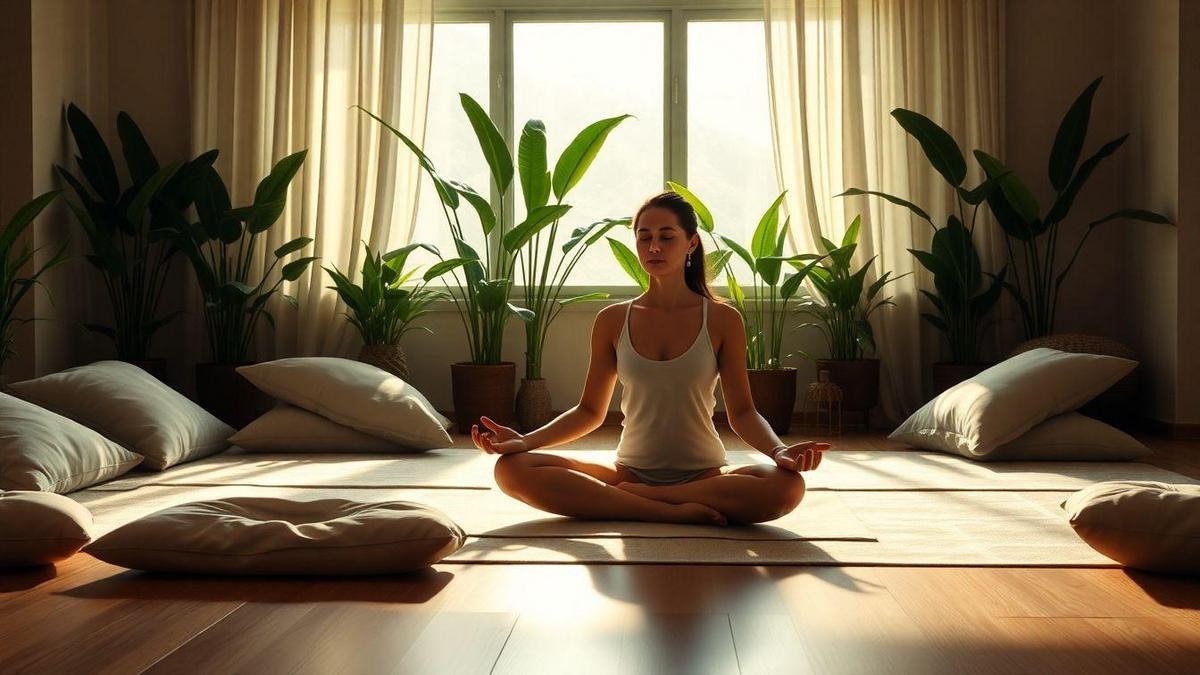 Como a respiração consciente ajuda na meditação