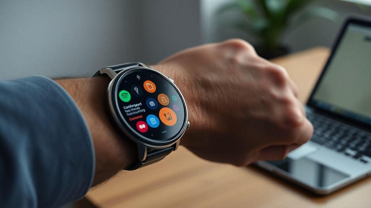 Conectividade e notificações no smartwatch